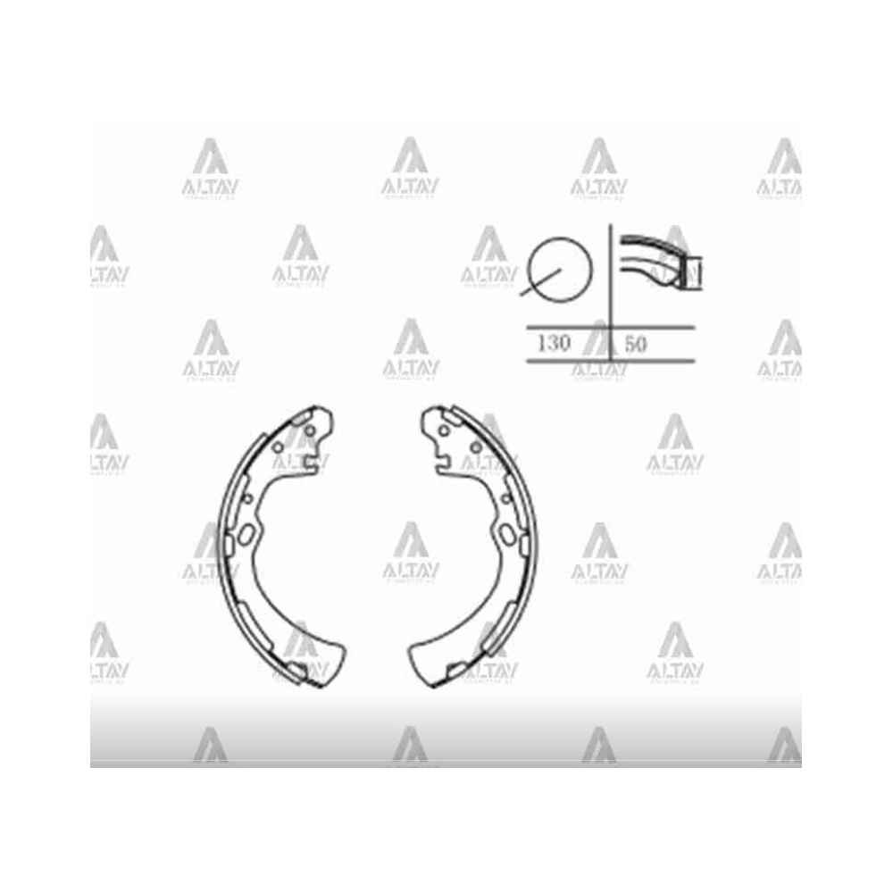 Pickup 86-06 D-21 D-22 Pabuç Arka Fren Balata - MHR-00152 - 44060-08G25 