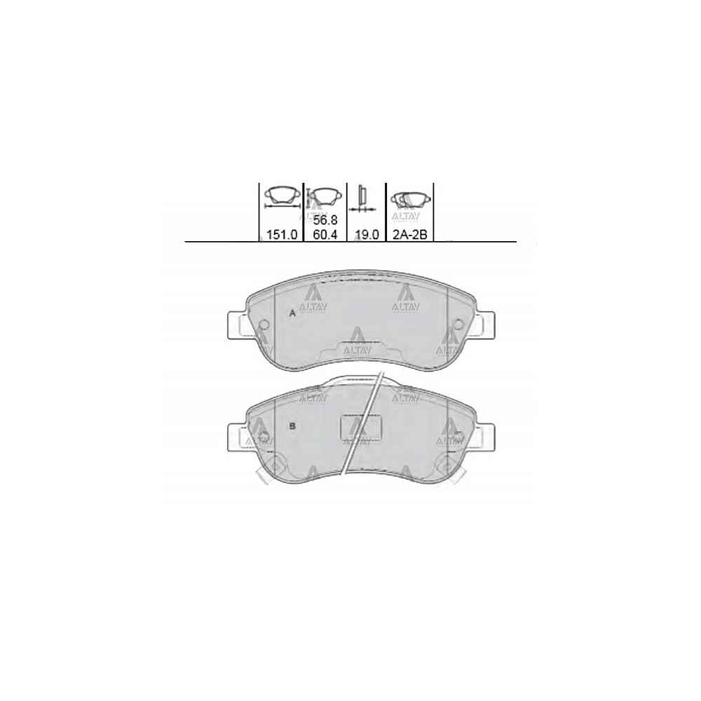 Crv 07- Crv 12- Ön Fren Balata - MHR-00290 - 45022-SWW-G00 