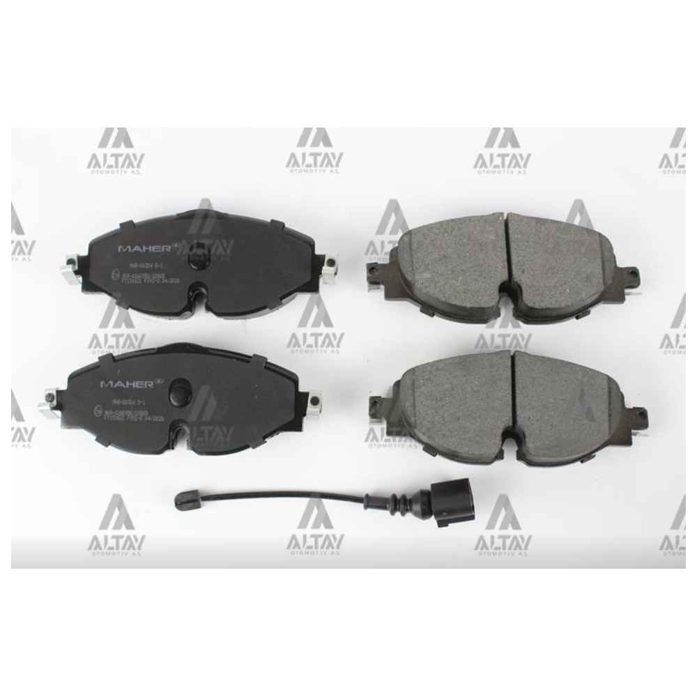 Golf6 13- Caddy 16- A3 13- Octavia 13- Leon 13- Fişli Ön Fren Balata - 8V0698151 MHR-00304 