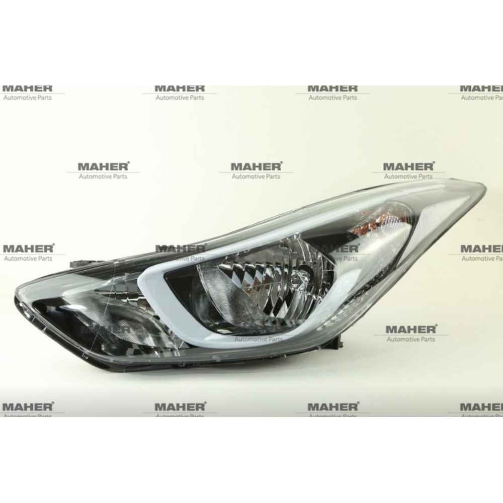 Elantra 14-16 Elektrikli Ledsiz Sol Far - MHR-01116 - 92101-3X210 