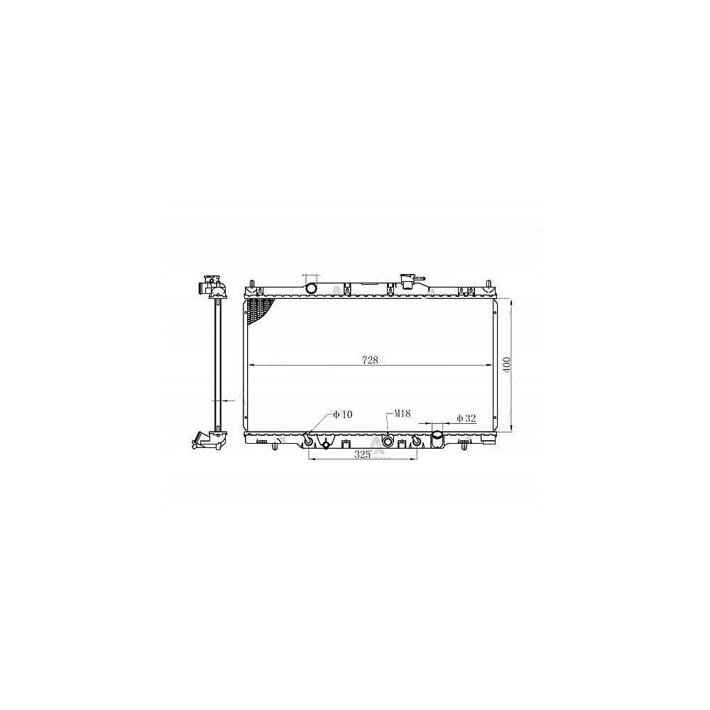 Crv 02-06 A-T Brazıng Radyatör Su - MHR-10533 - 19010-PNB-901 
