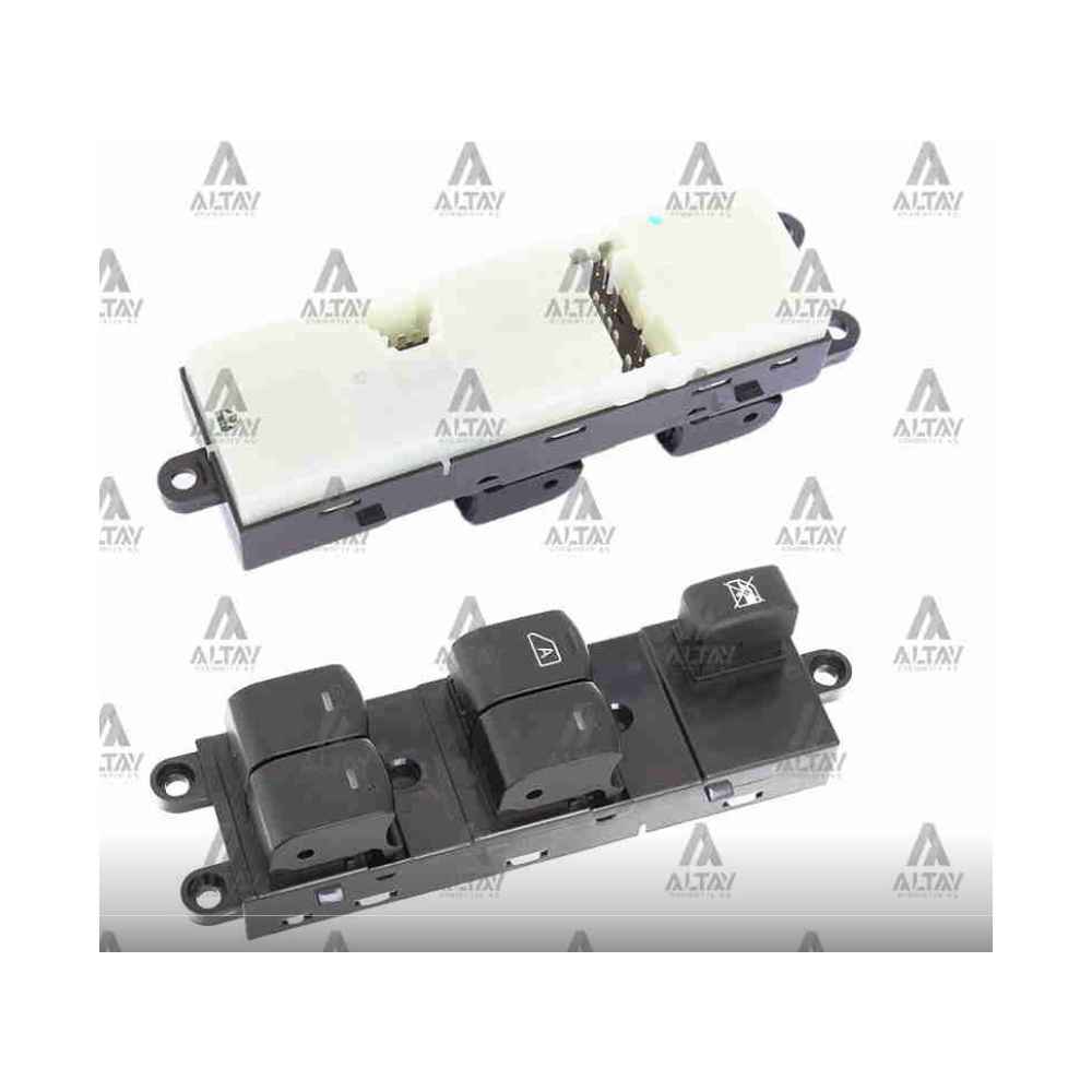Qashqai 07-20 Ön Sol Note Navara 06-15 Xtrail işikli 5 Tuşlu Düğme Cam Açma MHR-11916 