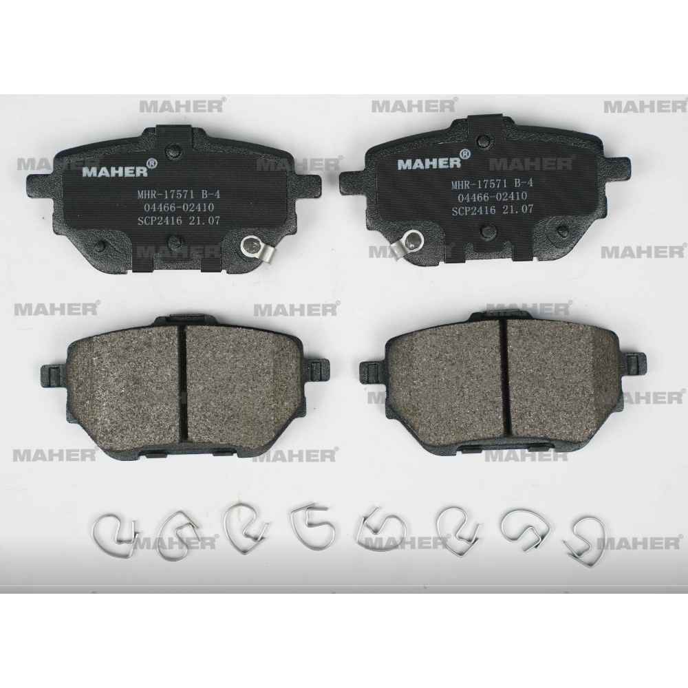 Corolla Uyumlu 19- Benzinli Hybrid Arka Elektronik Park Frenli Fren Balata - 04466-02410 MHR-17571