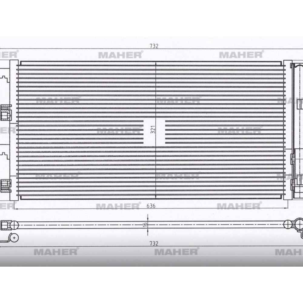 Duster 09-12 1.5 108 Hp Klima Radyatör - MHR-18881 - 8200880551 