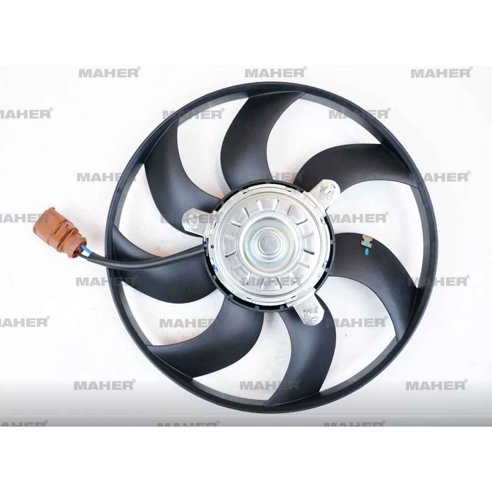 Golf5 Golf6 Jetta A3 Caddy Leon 04- Sağ 160W 296Mm Fan Motoru - 1K0959455ES 