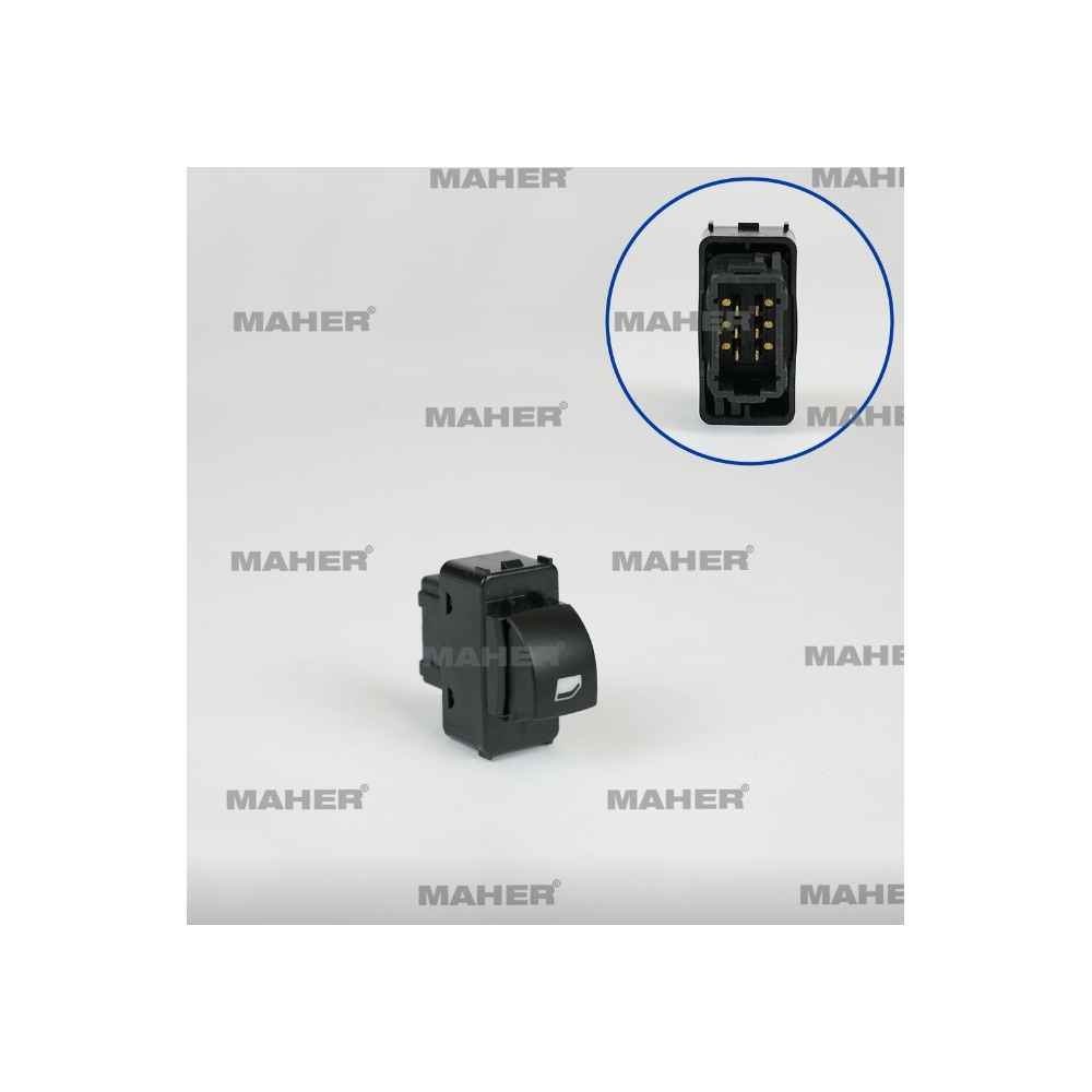 P301 C Elysee Ds3 Tekli Siyah Ön-Arka Sağ/Sol Düğme Cam Açma - MHR-26447 - 96657927ZD 