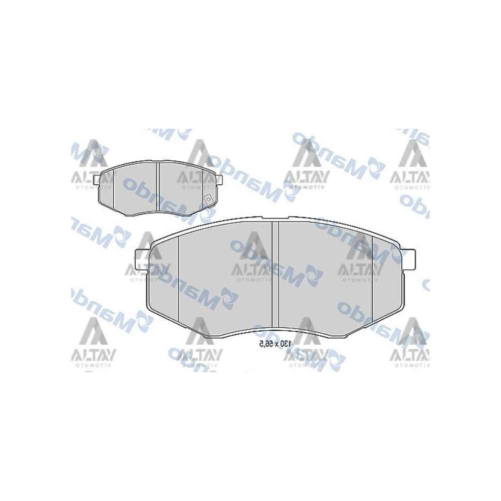 Sonata 10-13 2.0 16V-2.4 16V Ön Fren Balata - MND-MBF015553 - 58101-1KA00 
