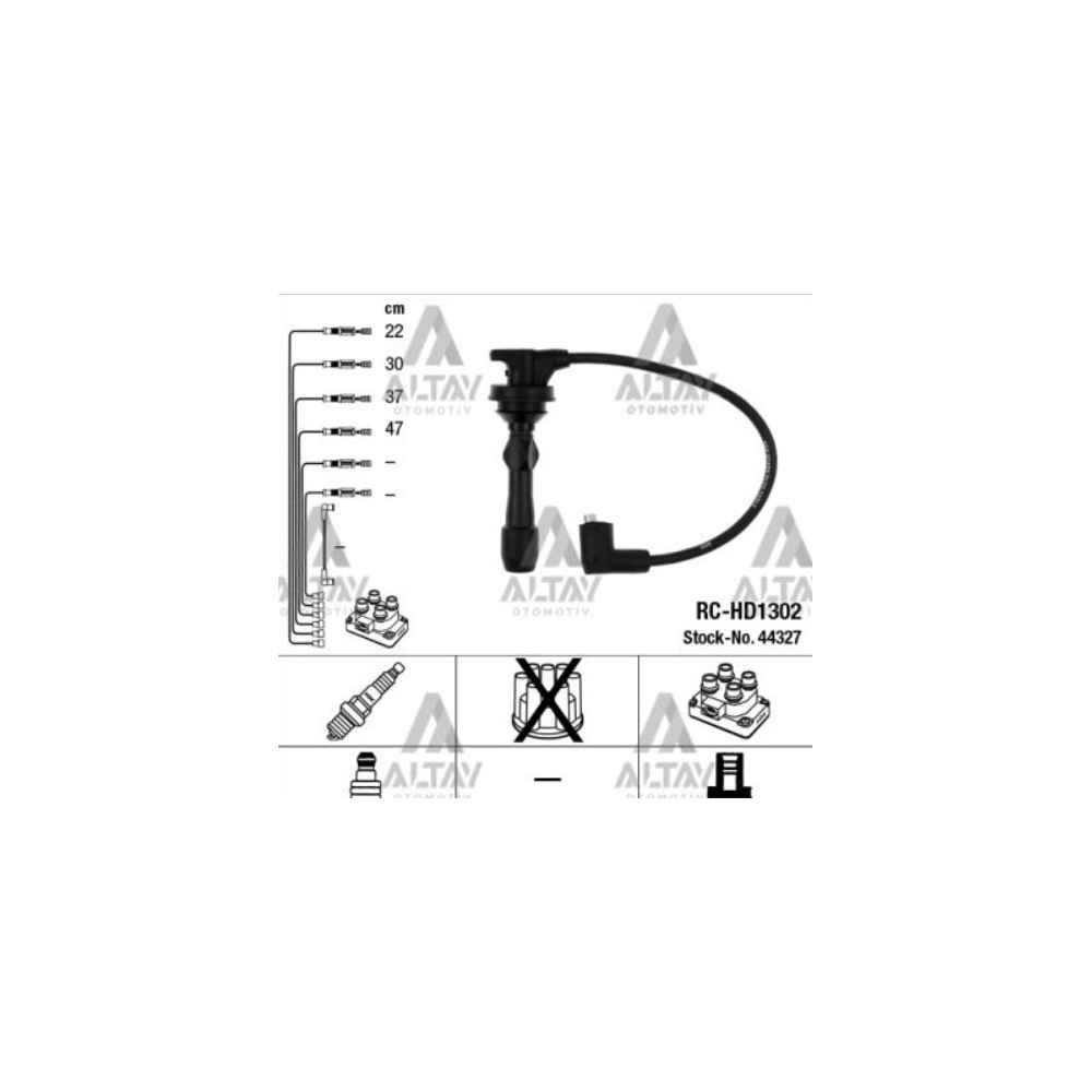 İ-20 1.2Cc 12- Buji Kablosu Takim Rc-Hd1302 - NGK-44327 - 27420-03011 