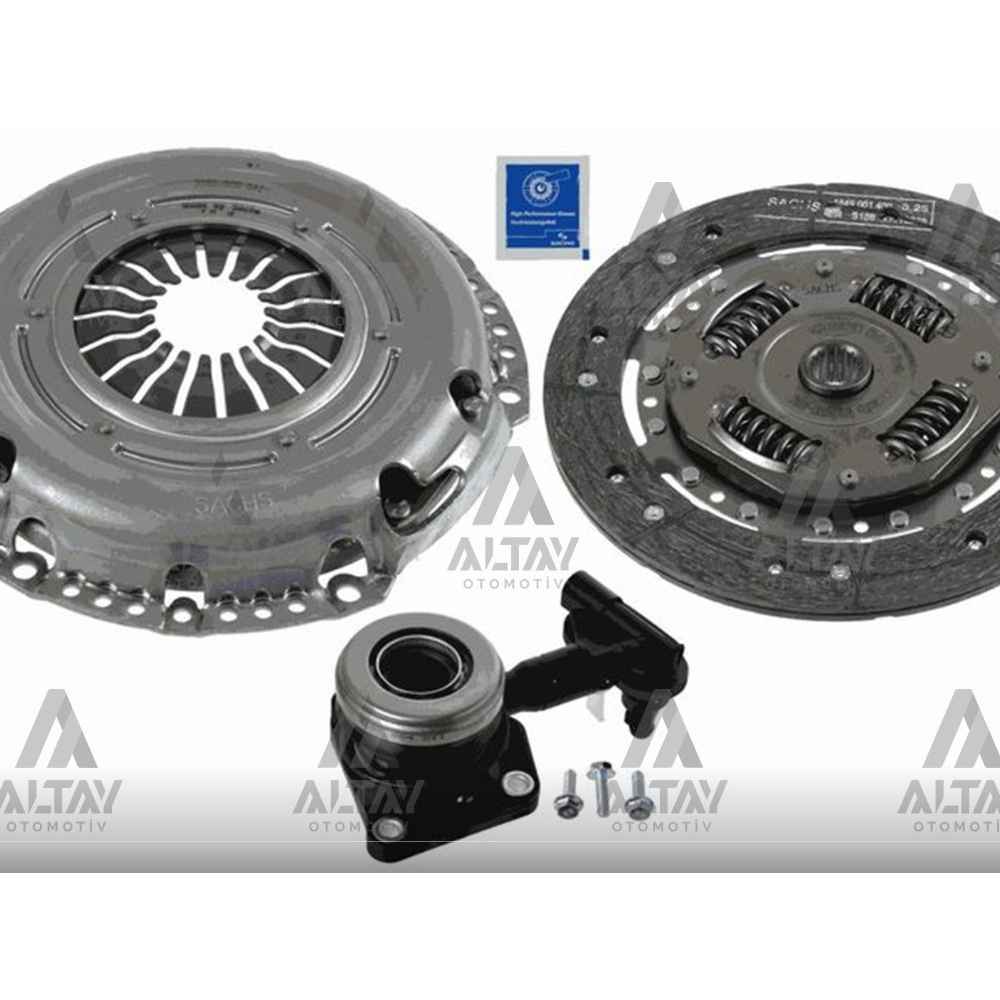 Mondeo Focus C-Max 03- Benzinli Rulmanlı Debriyaj Seti - 3M517540A1K 