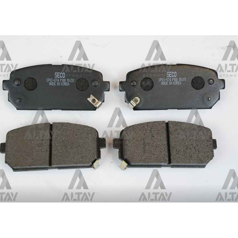 Carens 02-13 Disk Arka Fren Balata - SEC-SPKI074 - SPKI074 