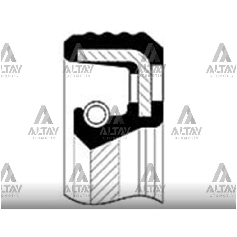 Golf4 Caddy A3 Leon Octavia Şanzıman Kuyruk Keçe 22×40×8 - SKT-041270-P - 020311113 