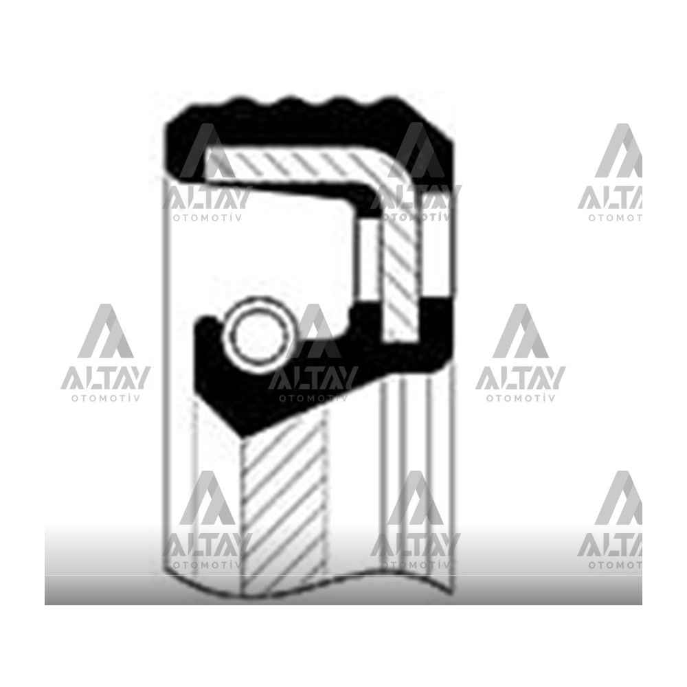 Astra Corsa Meriva Tigra Vectra Ön Krank Keçe - SKT-045882-V - 638199 