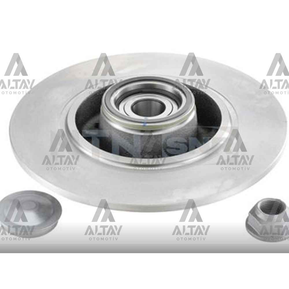 Megane 02-08 Scenic Düz 260-5 Arka Absli Poryali + Rulmanli Fren Diski - SNR-KF155110U 