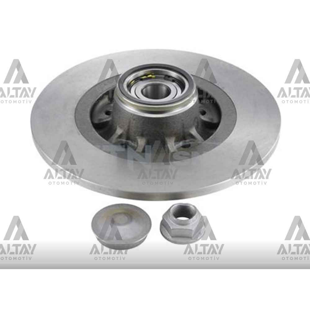 Kangoo Iı 08- Cıtan 12- Absli Poryalı Rulmanlı Arka Düz 274-5 Fren Diski - 8200381148 