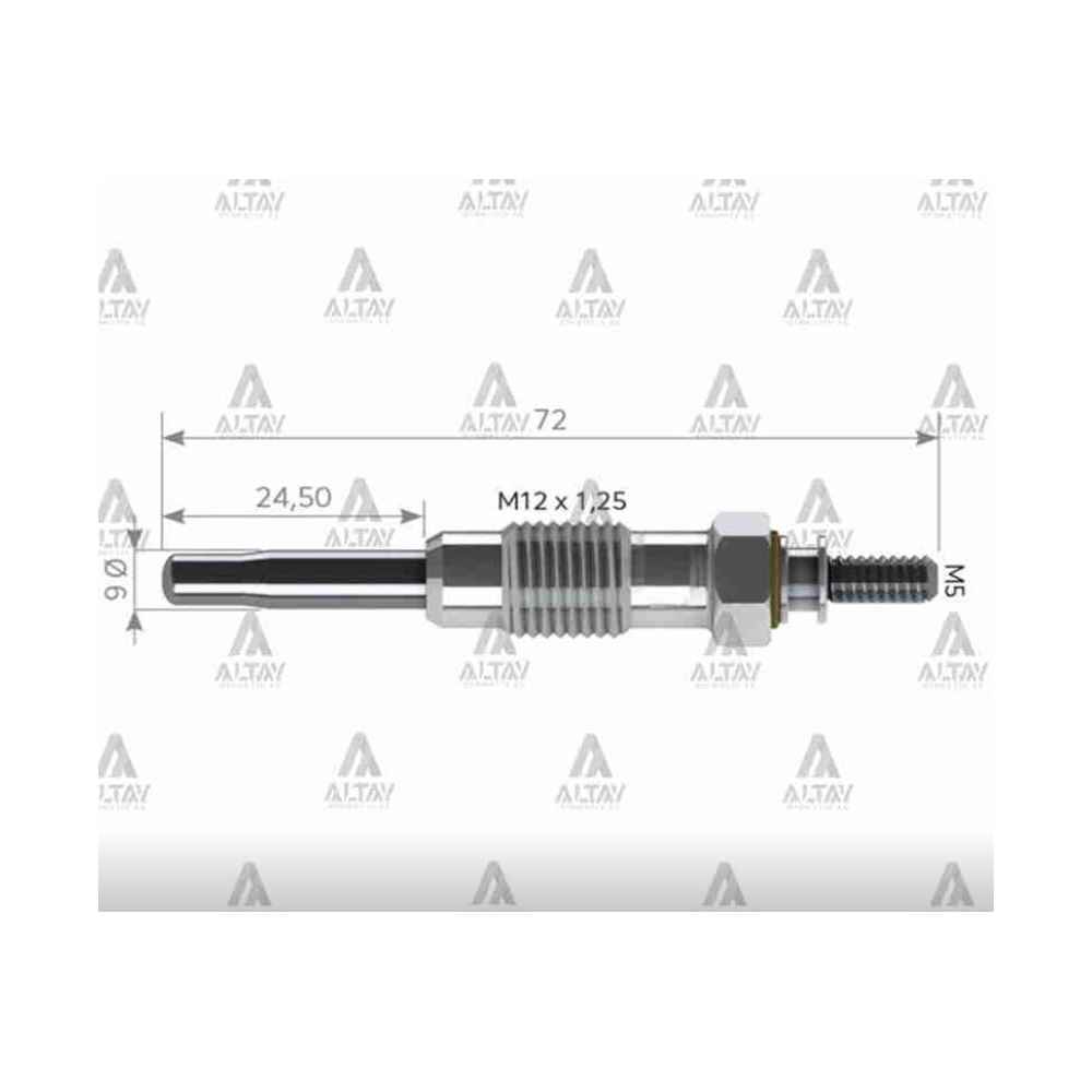 Partner Berlingo J9 Boxer 1.9 11V Kizdirma Buji isitma - SVC-SV001 - 5962J3 