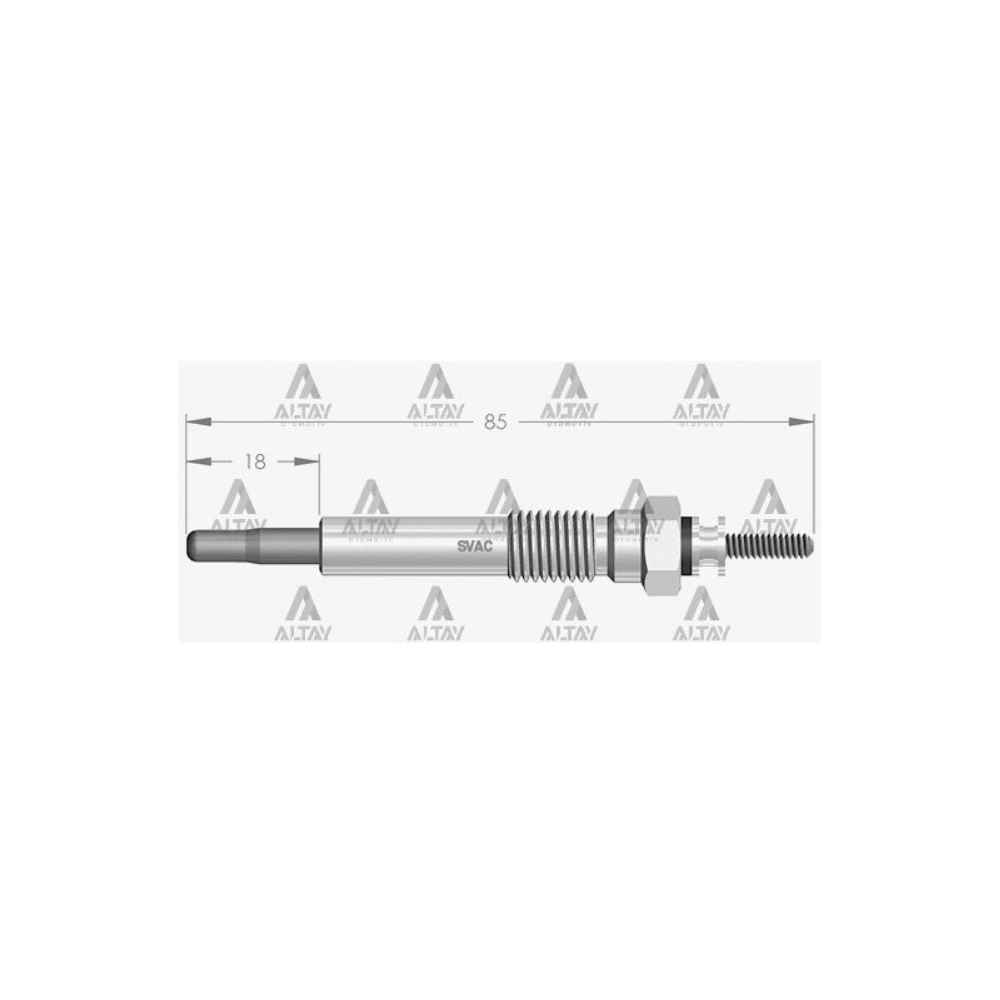 Astra Corsa Kadett 1.7 Td Gemini Midi 2.0 11V Kizdirma Buji isitma - SVC-SV054 - 94481972 
