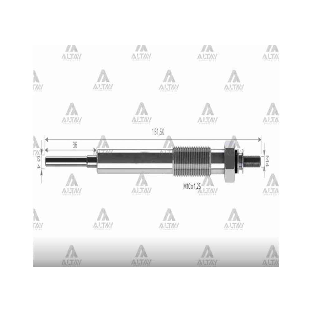 Tfr D-Max 07- 3.0 L 11V. Kizdirma Buji isitma - SVC-SV055 - 8-98174898-0 