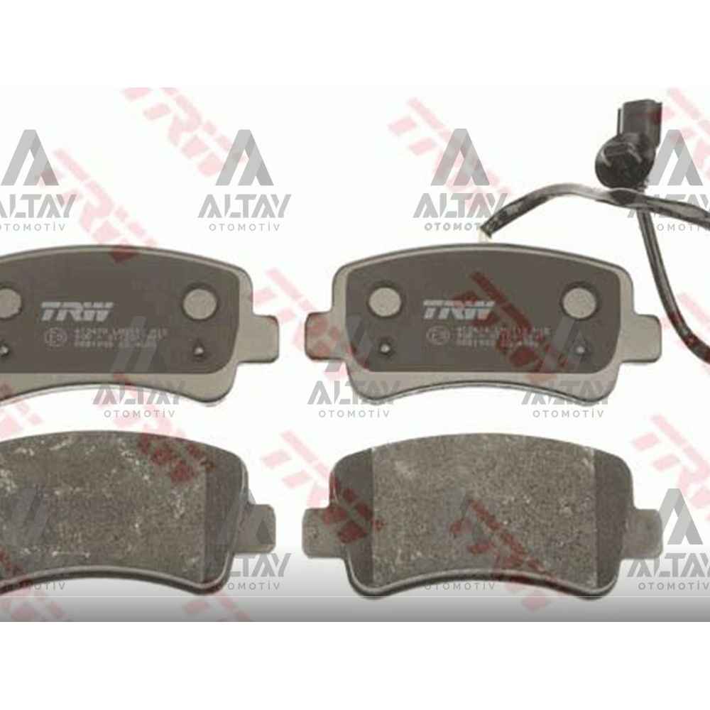 Master Iıı 10- Movano B 10- Tek Teker Fişli Arka Fren Balata - TRW-GDB1903 - 440601186R 