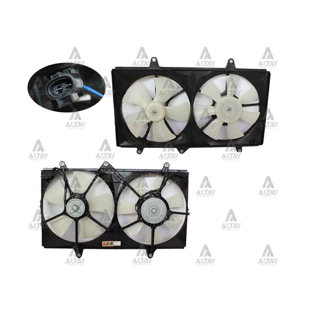 Corolla Uyumlu 98-02 Çiftli Fan Radyatör - TYV-163610D010 - 16361-0D010