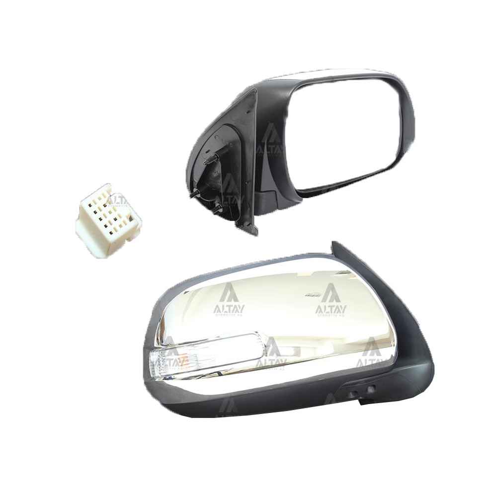 Hilux 12- Elektrikli Sinyalli Otomatik Katlanir Krom Sağ Ayna - TYV-87910OK860 - 87910-0K860 