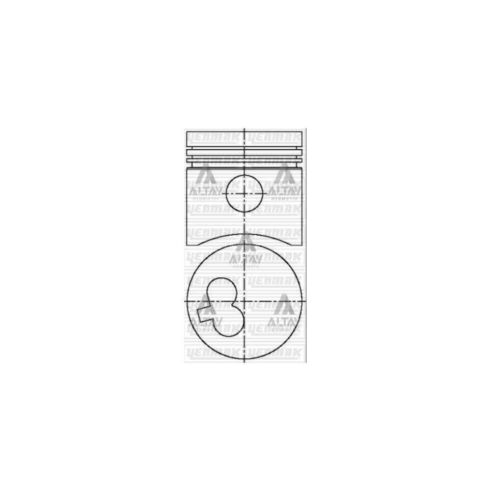 Ceres 2.4 Std Piston Segmanlı - YEN-3532-STD - 31-03532-000 