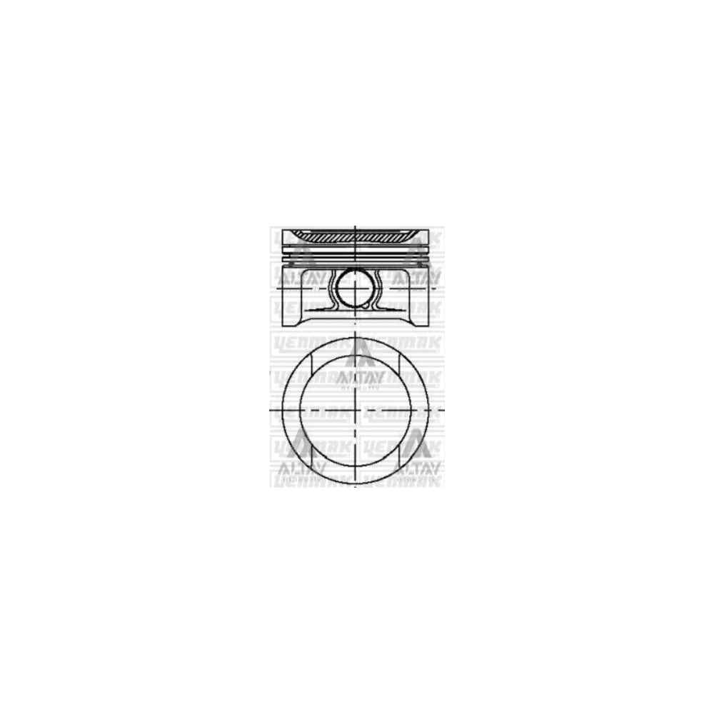 Golf4 97-04 Bora 97-03 Passat A3 Toledo Std Piston Segmanlı - 31-04307-000 